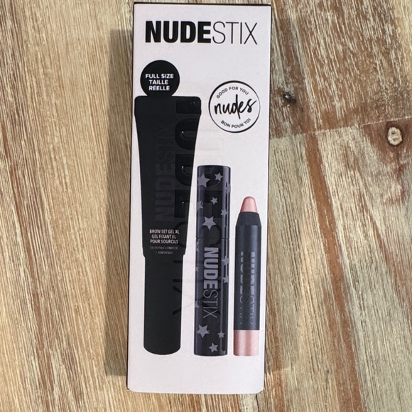 NUDESTIX Other - NUDESTIX Nudes trio full size brow gel, mascara & eye color NIB